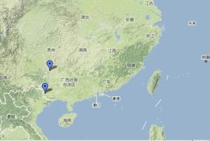 大叶熊巴掌分布图
