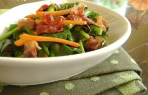 培根炒韭菜——豆果