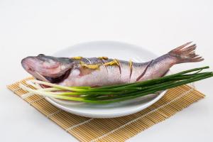 食材 鲈鱼 实拍