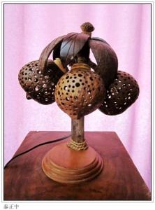 椰子壳制作的工艺品
