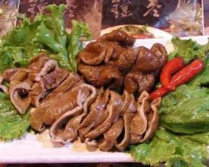 猪大肠制做菜品