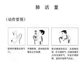 测肺活量