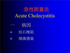 急性胆囊炎