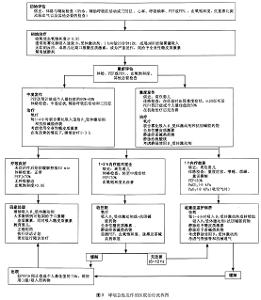 哮喘急性发作的医院治疗流程图