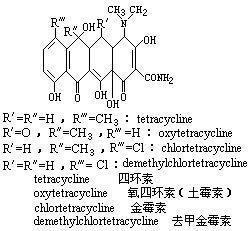 四环素类抗生素结构