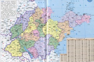山东省地图