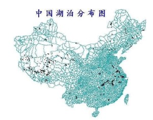 中国湖泊分布图