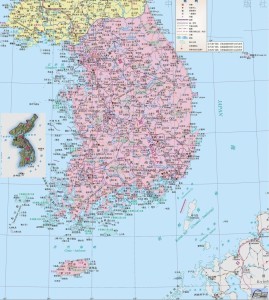 大韩民国地图