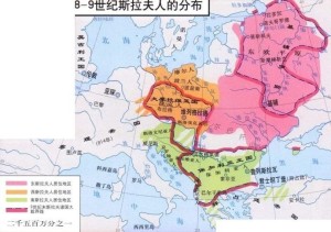 8~9世纪斯拉夫人的分布情况