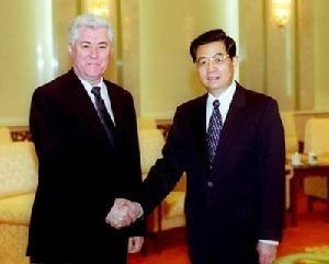 胡锦涛会见摩尔多瓦总统