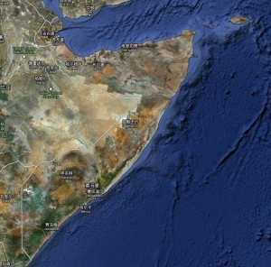 索马里卫星地图