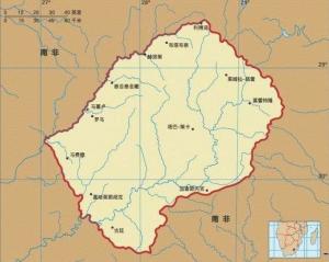 莱索托地图