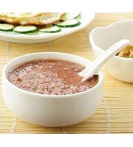 车前绿豆高粱米粥